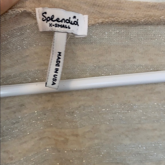 Splendid Asymmetrical Striped Top - Picture 3 of 3